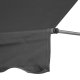 Balkona markīze 200x120 cm regulējama ūdensnecaurlaidīga MultiGarden, pelēka