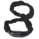 Bike lock with 5-digit code, RALLEX, 100 cm, black