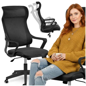 Sofotel Labi Micro-Mesh Office Chair, Black