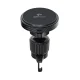 Acefast D33 Car Holder with Qi2 15W Magnetic Charger Air Vent - Black
