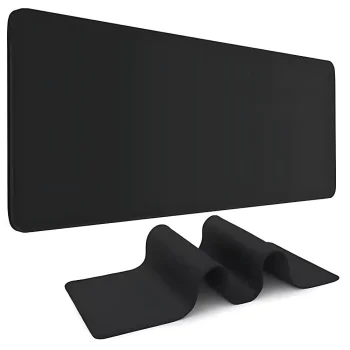 Gaming Mouse and Keyboard Pad XXL 90x40 cm, Non-Slip, Black