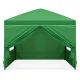 Pop-Up Garden Gazebo Tent MultiGarden 3x3m with 4 Side Walls, green