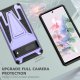Google Pixel 7 Built-in Metal Sheet PC + TPU Hybrid Case Cover, Purple