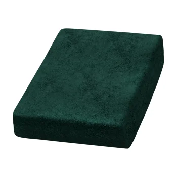 Terry Fitted Sheet for Massage Table 70x190 cm, Bottle Green