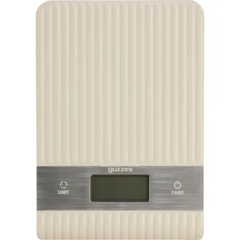 Guzzini Sous Chef Digital Kitchen Scales 5 kg, Cream