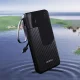 Dudao K11 10000mAh Power Bank with Built-in Cables, Black