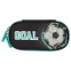 Bambino single-compartment school pencil case with football design