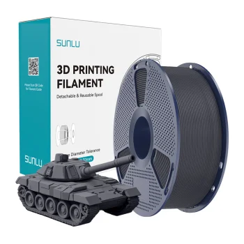 Sunlu PLA+ High-Speed 3D Printer Filament 1.75mm, Gray
