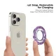 Tech-Protect MMR200 MagSafe Magnetic Phone Ring Holder, Purple with Crystals