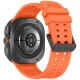 Tech-Protect Silicone Air Strap for Samsung Galaxy Watch Ultra 47mm - Orange