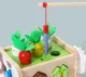 Bakalu KZ1031 Wooden Cow Sorter with Carrots and Worms