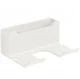 Wall Mounted Hair Dryer Holder with Shelf DA202A, White