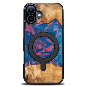 Bewood Unique Case for iPhone 16 Plus - Neons Vegas with MagSafe