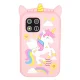 Kids Toy Smartphone with Camera, Games, 8 GB Card and Unicorn Case, Pink