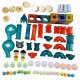 Glow in the Dark Magnetic Tiles Marble Run Set 252 pcs