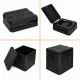 Folding Portable Toilet for Camping, 20L, Black