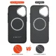 Tech-Protect Ion Carbon MagSafe Phone Case Cover iPhone 17 - black and silver