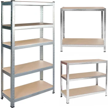 Humberg 4849 Metal Storage Shelving Unit 180x100x50 cm