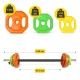 4FIZJO Training Barbell Set with Weights 20 kg