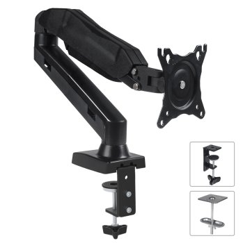 Maclean MC-860 Desk Monitor Mount, 13"-27", 8 kg, Black