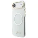 Guess IML Gradient Script Metal MagSafe Case for iPhone Air, White