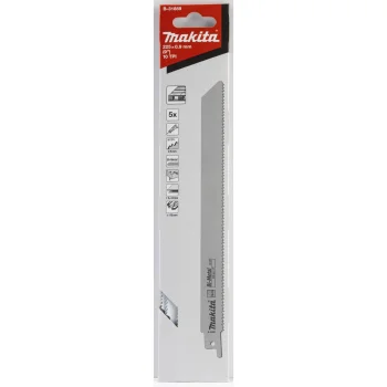 Makita BIM 225/10Z Reciprocating Saw Blades for Wood and Metal, 5 pcs