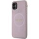 Guess iPhone 11 / XR Case Saffiano MagSafe, Pink