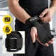 4FIZJO Leather Gymnastics Grips for CrossFit and Pull-Ups - Black