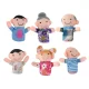 Kruzzel 00022391 Finger Puppet Set, 6 pcs, Family