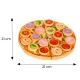 Ecotoys Wooden Velcro Cutting Pizza for Kids, 27 Elements