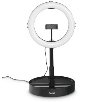 Hama SpotLight FoldUp 102 II LED Ring Light for Smartphone