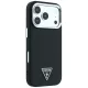 Guess Grained Triangle Logo MagSafe Case for iPhone 17 Pro / 18 Pro - Black
