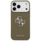 Guess Grained Big 4G Classic Logo Phone Case Cover iPhone 17 Pro Max - Brown