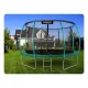 Neo-Sport NS-14C181 Garden Trampoline 435 cm (14ft) with Inner Net, Green