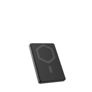 UAG Ultra Slim 5K 5000 mAh Powerbank with 10W Stand MagSafe Compatible USB-C Cable - Black/Gray