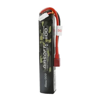 Gens ace LiPo Battery for Airsoft 1100mAh 11.1V 25C 3S1P T-Plug