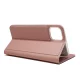 Google Pixel 4 Magnetic Adsorption Leather Card Holder Case Cover, Pink
