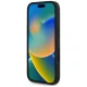 Guess Grained Big 4G Logo Small Classic Logo Case for iPhone 16, Black