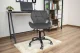 Leobert NOTO Office Chair, Velour, Dark Grey
