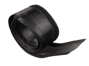 Maclean MCTV-675 B Cable Organizer Sleeve with Velcro, 85mm, 1.8m, Black