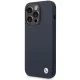 BMW Silicone Case for iPhone 14 Pro Max with MagSafe Navy Blue