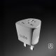 SBS UK Travel Adapter Type G, White
