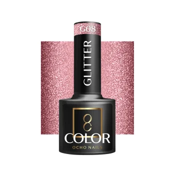 Ocho Nails Glitter G08 Gel Nail Polish, 5 g