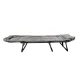 LUARO Folding Camp Bed, Portable Garden Sun Lounger with Pillow