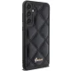 Guess Samsung Galaxy S23 FE Case Quilted Metal Logo, Black