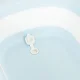ECOTOYS Collapsible Baby Bathtub with Temperature Sensor Plug, Gray