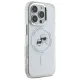 Karl Lagerfeld IML Metal Karl&Choupette MagSafe Case for iPhone 16 Pro Max, White