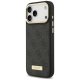 Чехол Guess 4G Logo Plate MagSafe для iPhone 17 Pro Max — Черный