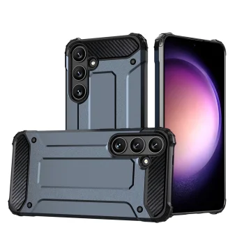 Hybrid Armor Case for Samsung Galaxy S25, Blue