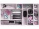 Large Modular Drawer Organizer for Cosmetics, 12-Piece Insert Set
